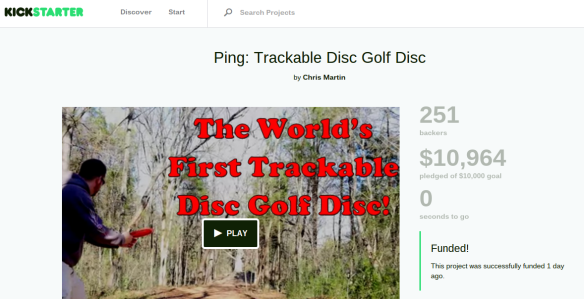 Chris' Kickstarter campaign was funded! They reached 109% of goal!